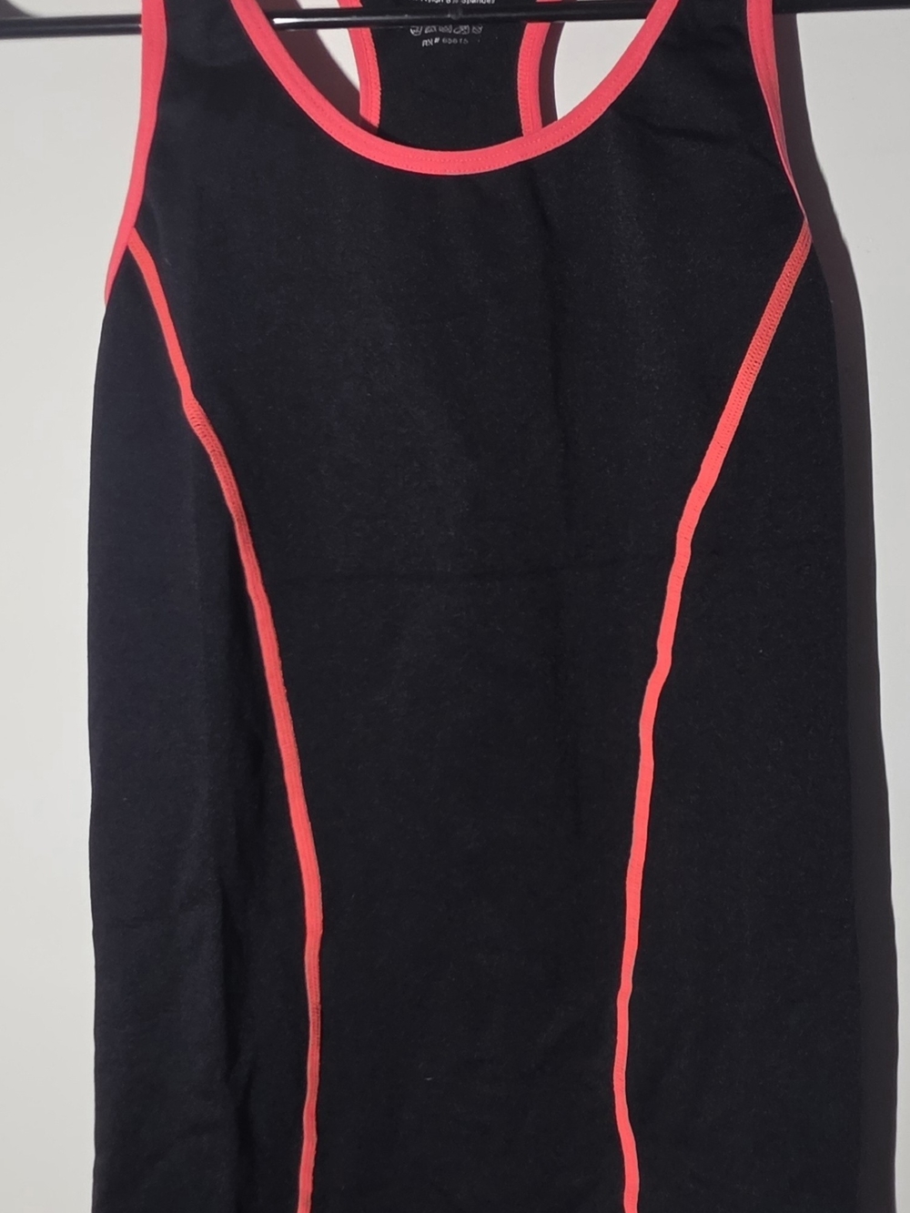 Splash Black Mini Skirt with Bright Pink Trim